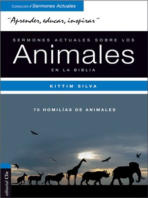 cover image of Sermones actuales sobre los animales en la Biblia